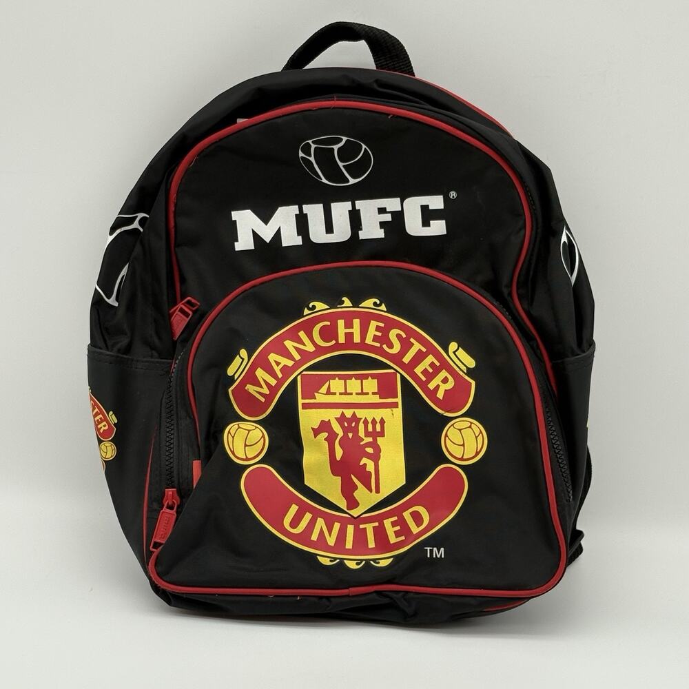 Manchester United Black And Red Backpack